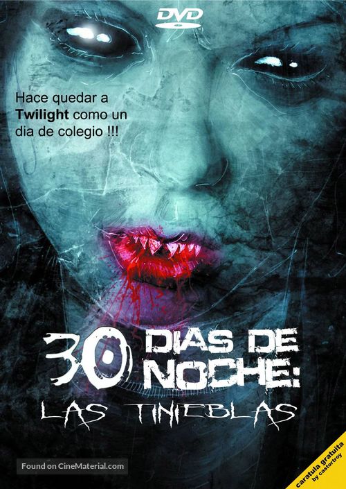 30 Days of Night: Dark Days - Argentinian Movie Cover
