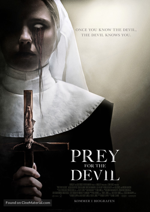 Prey for the Devil - Danish Movie Poster