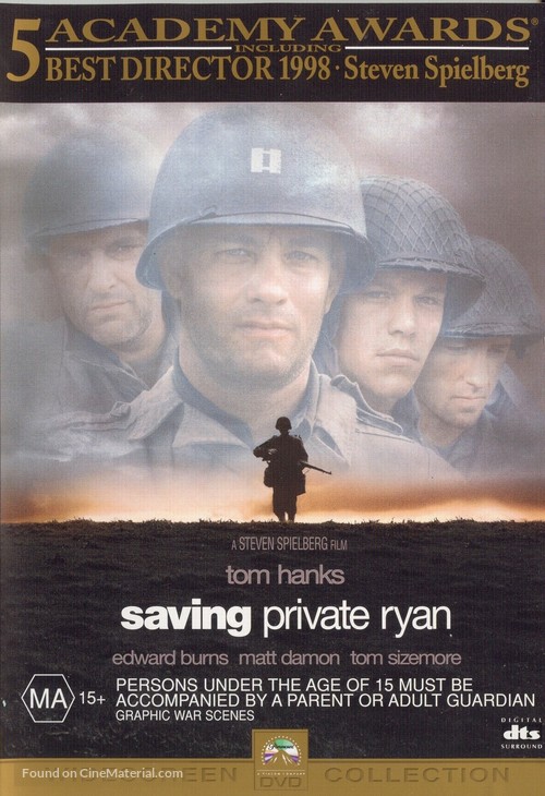 Saving Private Ryan - Australian Movie Cover