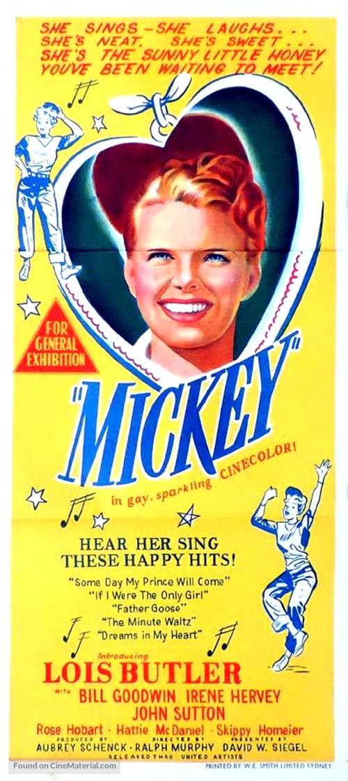 Mickey - Australian Movie Poster