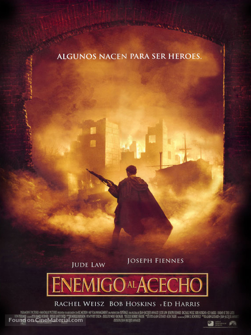 Enemy at the Gates - Mexican Movie Poster