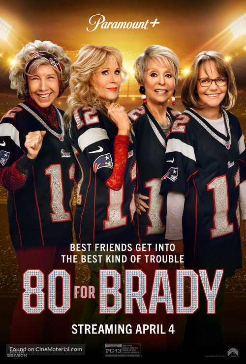 80 for Brady - Movie Poster