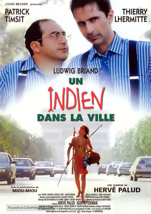 Un indien dans la ville - French Movie Poster