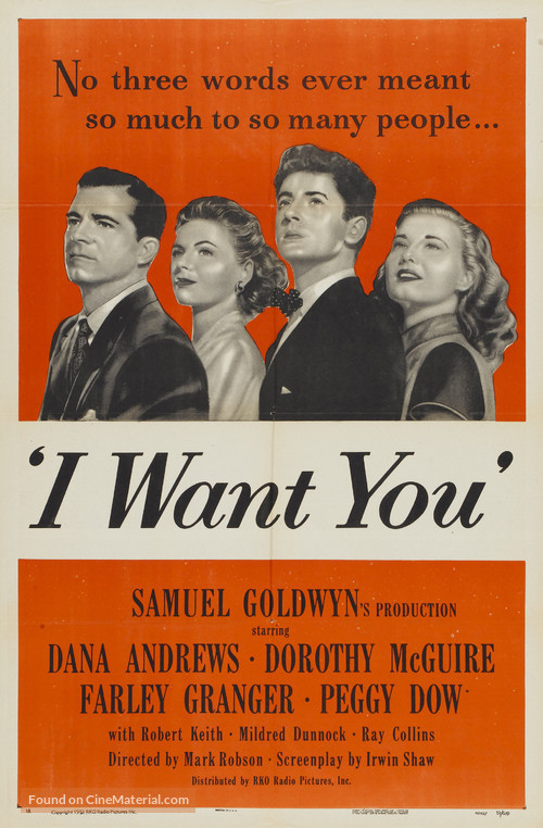I Want You - Movie Poster