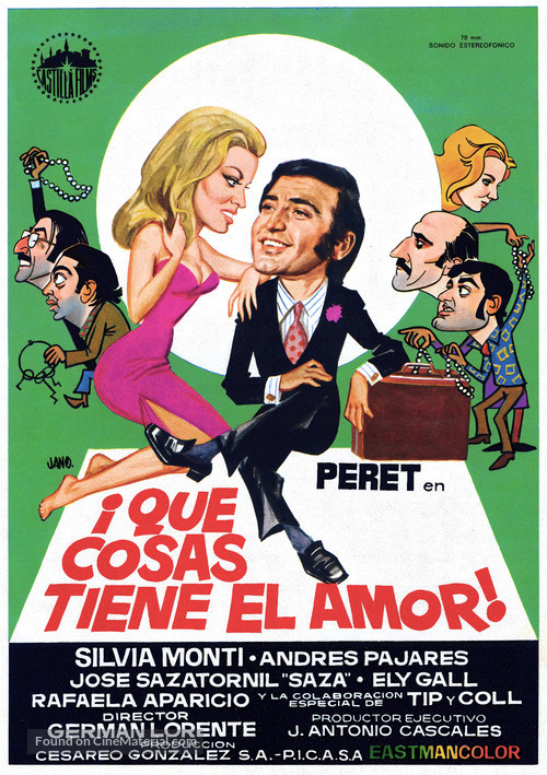 &iexcl;Qu&eacute; cosas tiene el amor! - Spanish Movie Poster