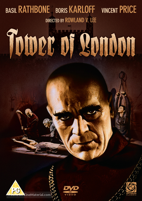Tower of London - British DVD movie cover