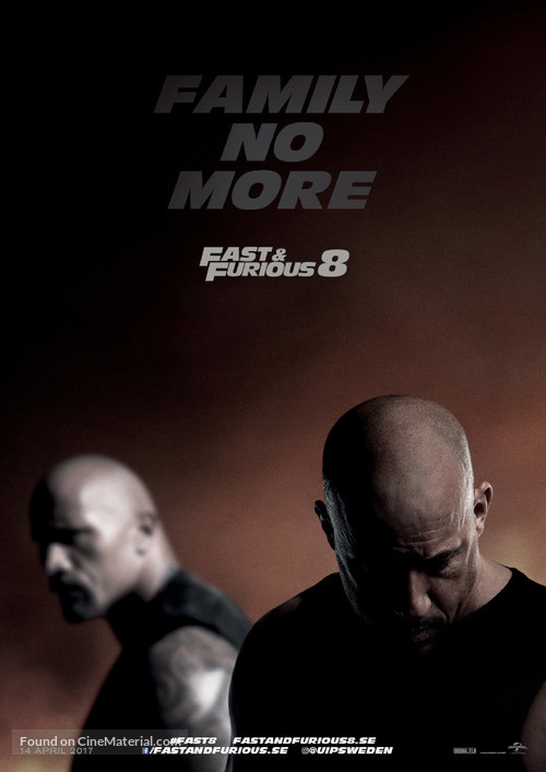 The Fate of the Furious - Swedish Movie Poster