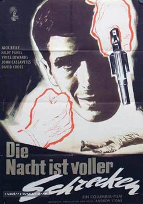 The Night Holds Terror - German Movie Poster