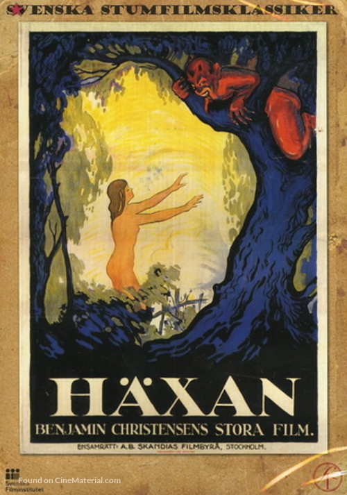 H&auml;xan - Swedish DVD movie cover