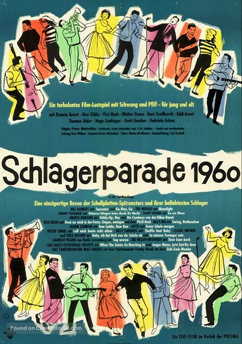 Schlagerparade 1960 - German Movie Poster