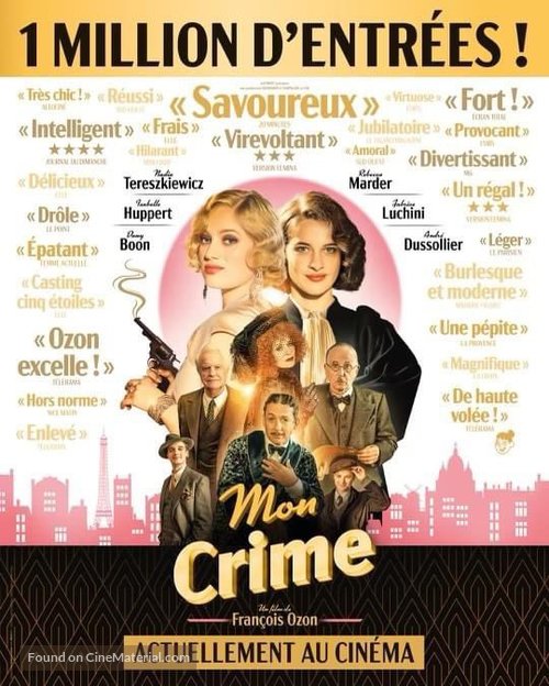 Mon crime - French Movie Poster