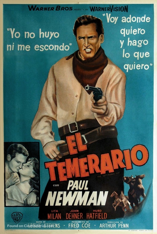 The Left Handed Gun - Argentinian Movie Poster