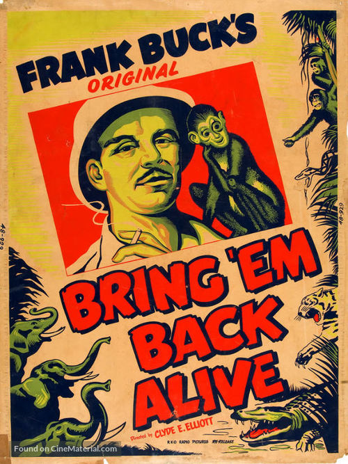 Bring &#039;Em Back Alive - Movie Poster