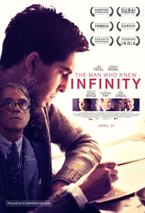 The Man Who Knew Infinity - Movie Poster