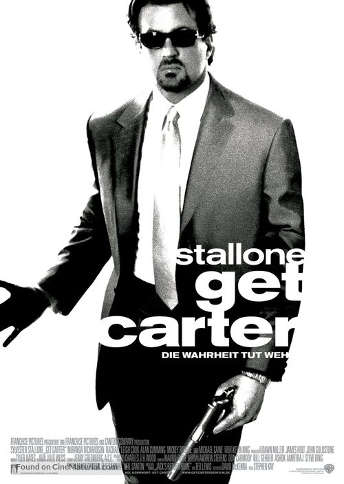 Get Carter - German Movie Poster