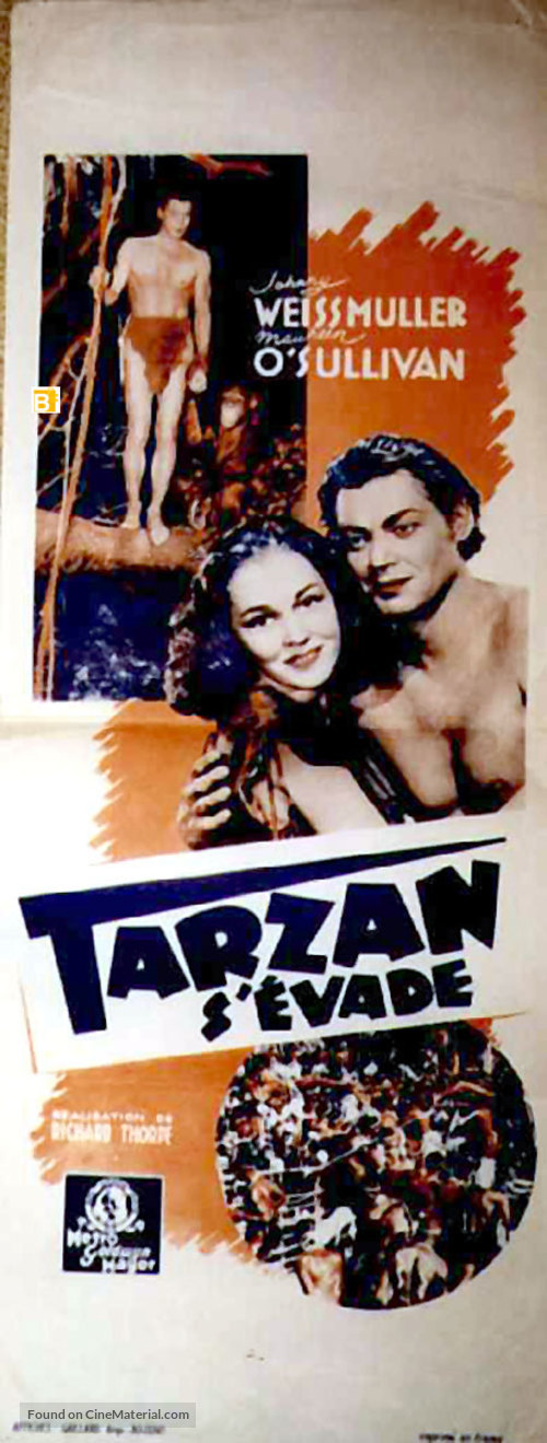 Tarzan Escapes - French Movie Poster