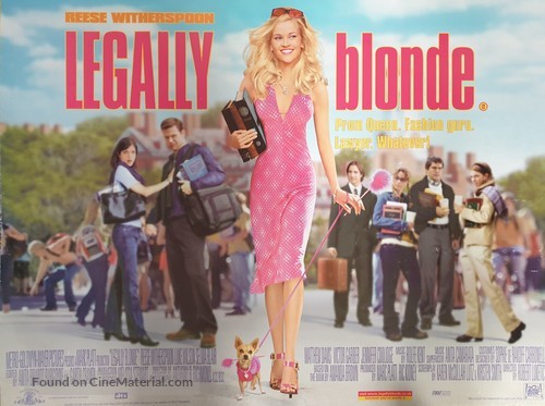 Legally Blonde - British Movie Poster