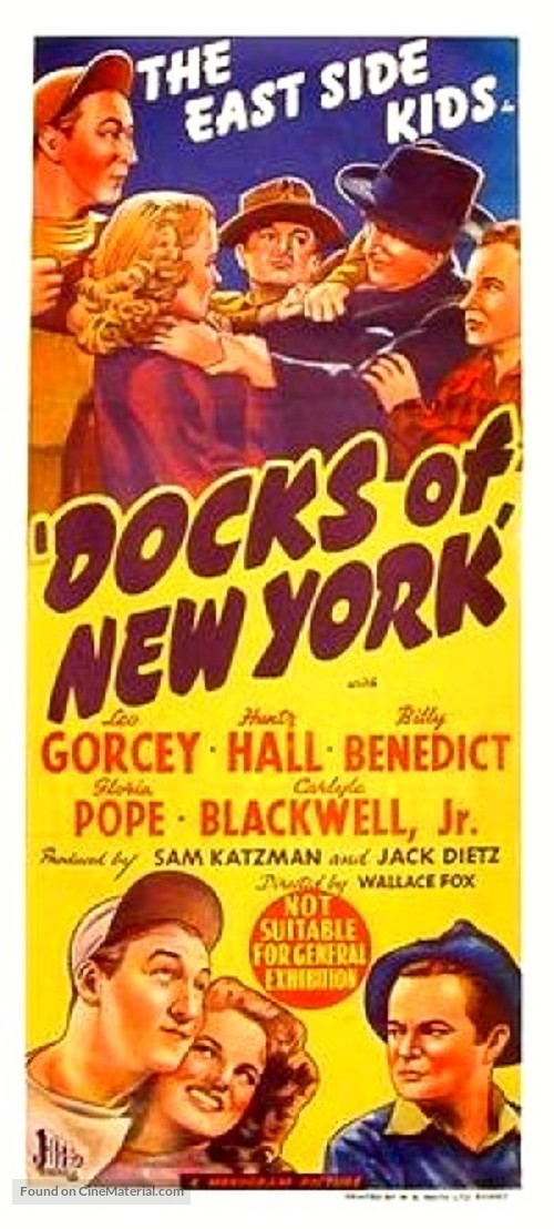 Docks of New York - Australian Movie Poster