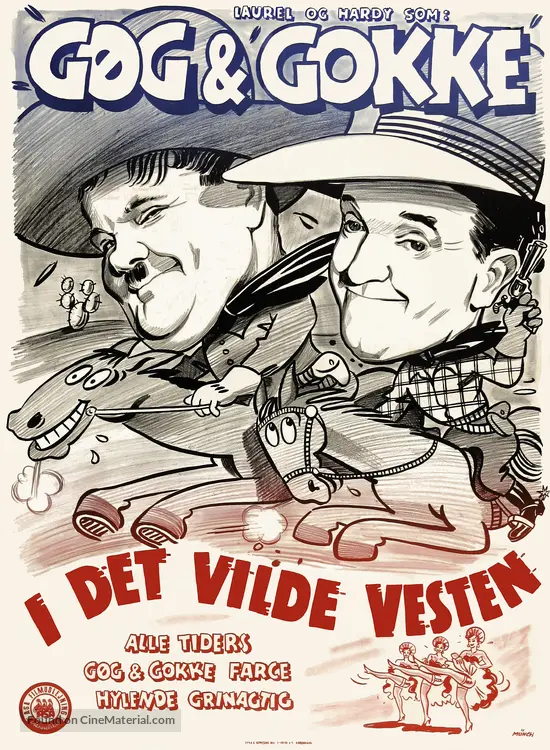 Way Out West - Danish Movie Poster