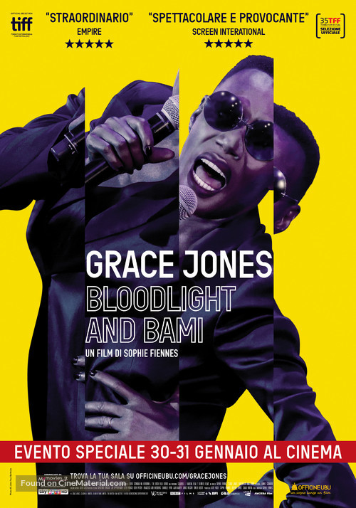 Grace Jones: Bloodlight and Bami - Italian Movie Poster