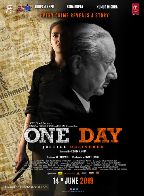 One Day: Justice Delivered - Indian Movie Poster