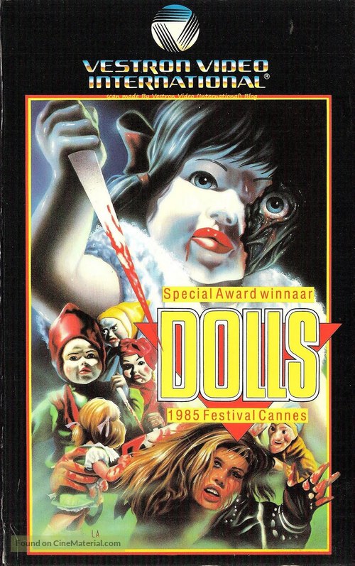 Dolls - Dutch VHS movie cover