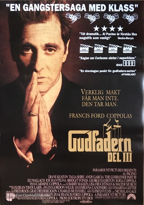 The Godfather: Part III - Swedish Movie Poster