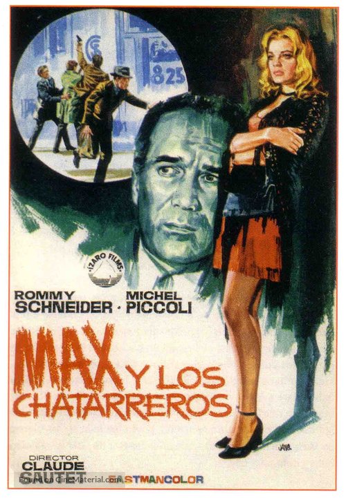 Max et les ferrailleurs - Spanish Movie Poster