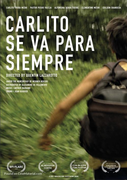 Carlito se va para siempre - Peruvian Movie Poster
