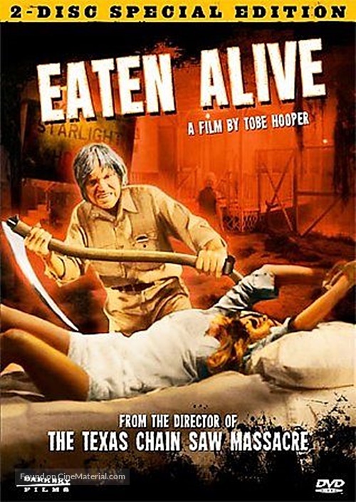 Eaten Alive - British DVD movie cover