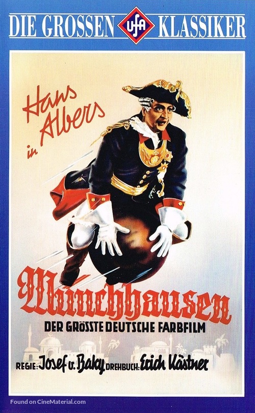 M&uuml;nchhausen - German VHS movie cover