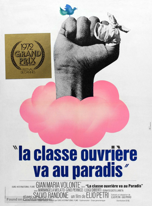 Classe operaia va in paradiso, La - French Movie Poster