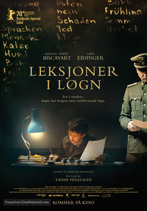 Persian Lessons - Norwegian Movie Poster