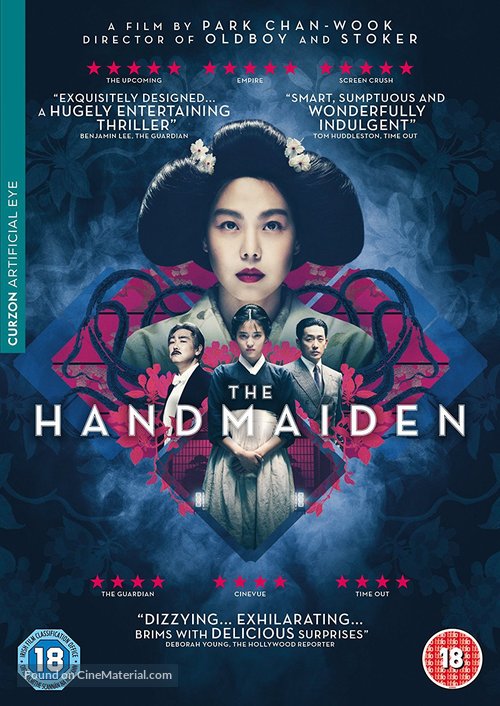 The Handmaiden - British DVD movie cover