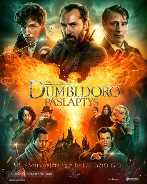 Fantastic Beasts: The Secrets of Dumbledore - Lithuanian Movie Poster