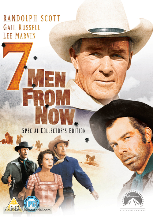 Seven Men from Now - British Movie Cover