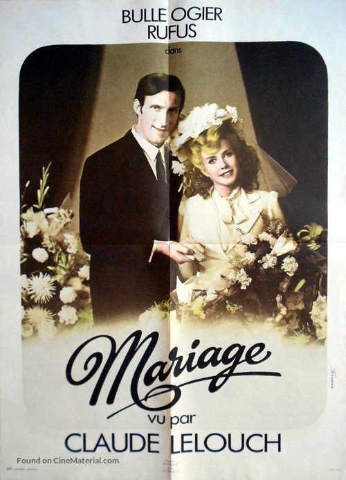Mariage - French Movie Poster