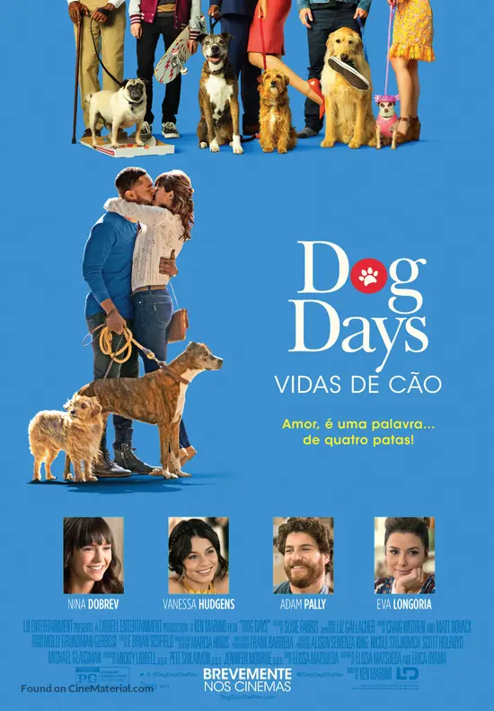 Download Dog Days 2018 Portuguese Movie Poster For Free Get Wallpaper Dog Days 2018 Portuguese Movie Poster Desktop Wallpaper