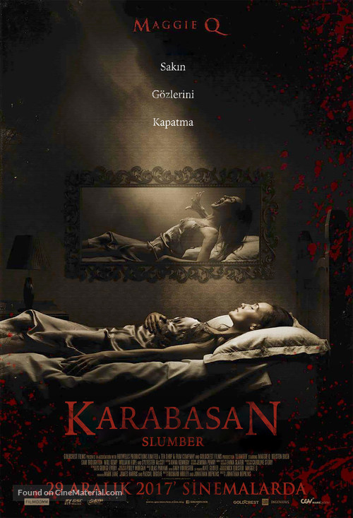 Slumber - Turkish Movie Poster