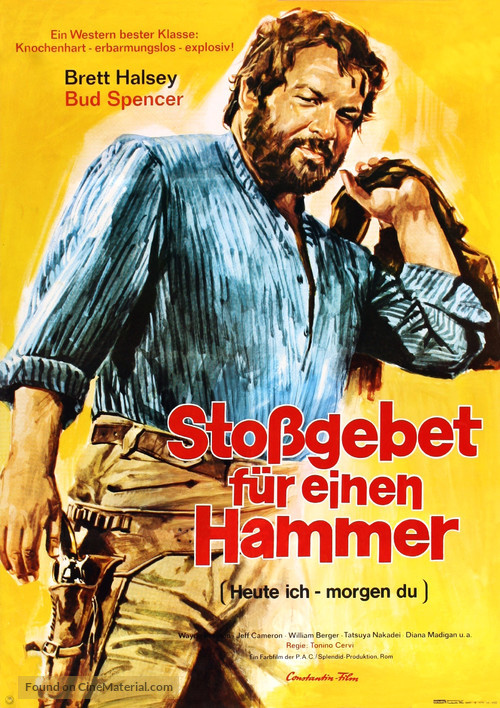 Today We Kill Tomorrow We Die - German Movie Poster