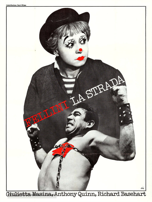 La strada - French Movie Poster