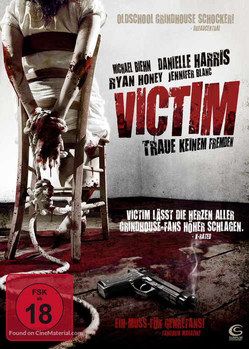 The Victim - German DVD movie cover