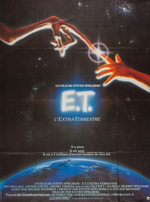 E.T. The Extra-Terrestrial - French Movie Poster