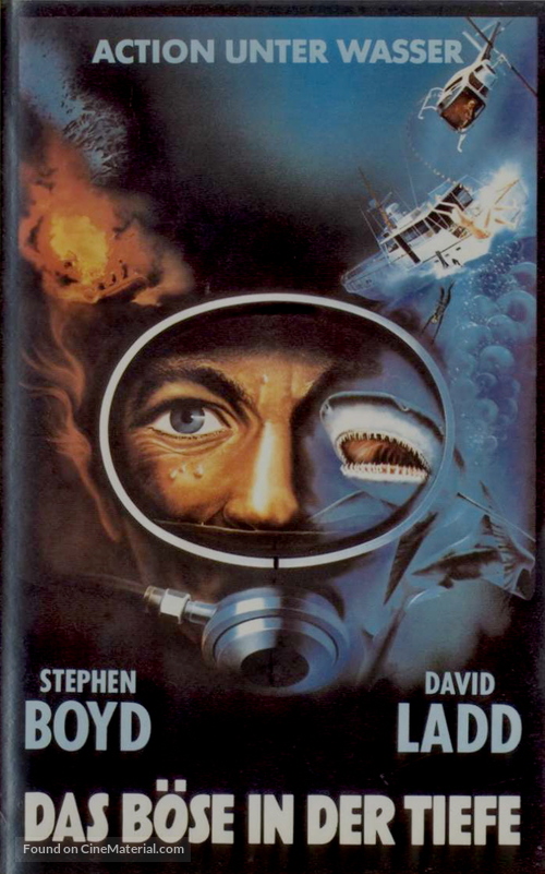 Evil in the Deep - German VHS movie cover