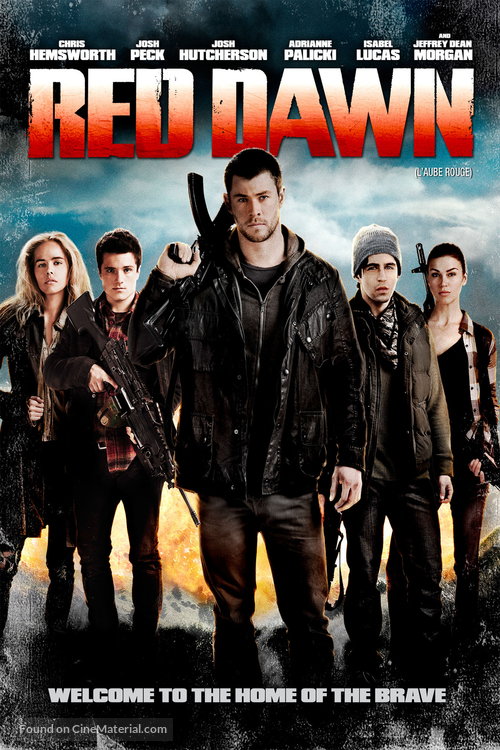 Red Dawn - Canadian DVD movie cover