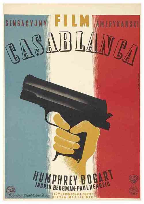 Casablanca - Polish Movie Poster