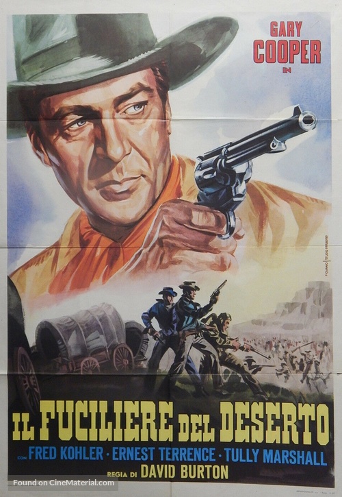 Fighting Caravans - Italian Movie Poster