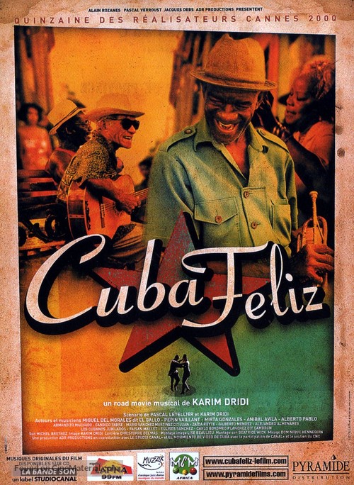 Cuba feliz - French Movie Poster