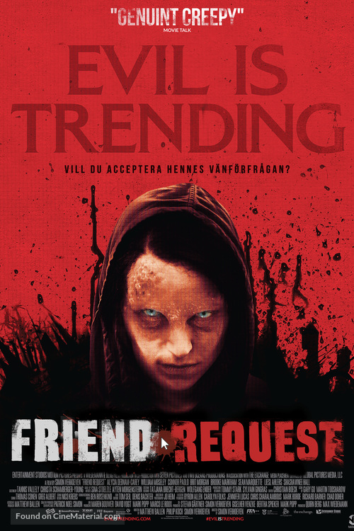 Friend Request - German Movie Poster