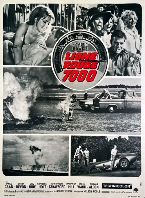 Red Line 7000 - French Movie Poster